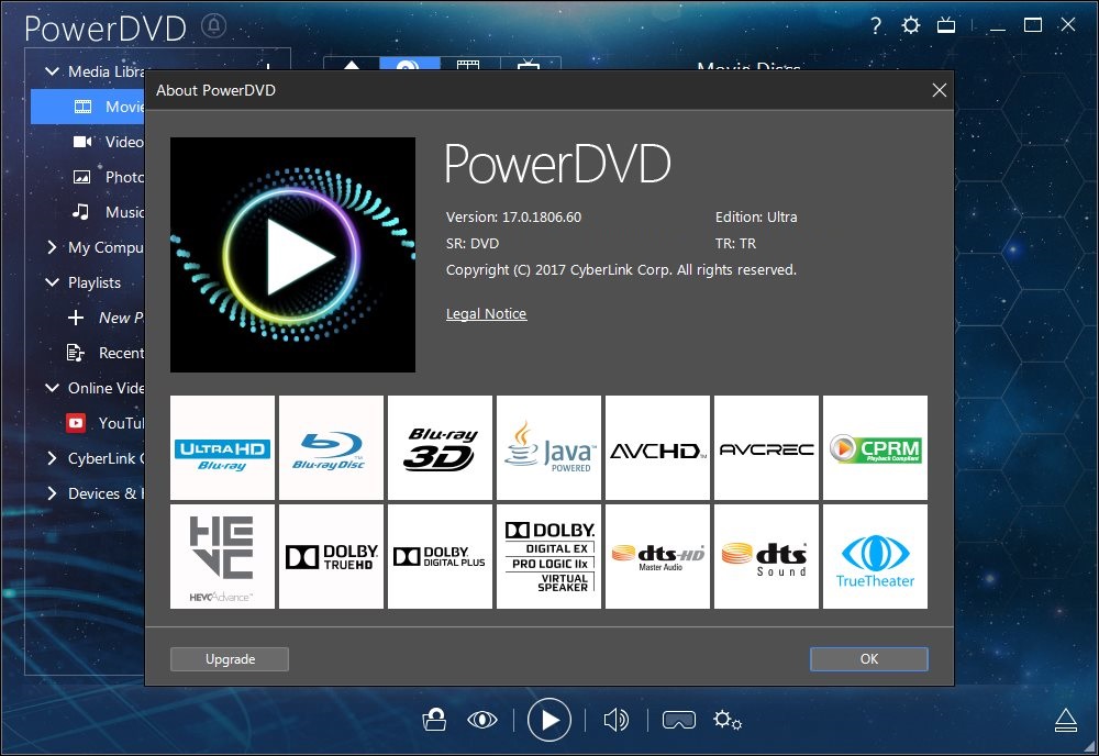 CyberLink PowerDVD Ultra 17.0.1806.60 Multilingual