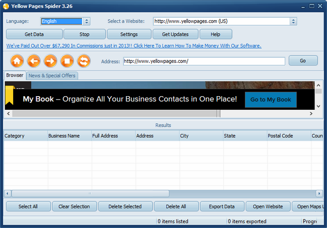 Yellow Pages Spider 3.36 Retail Multilingual (MFT)