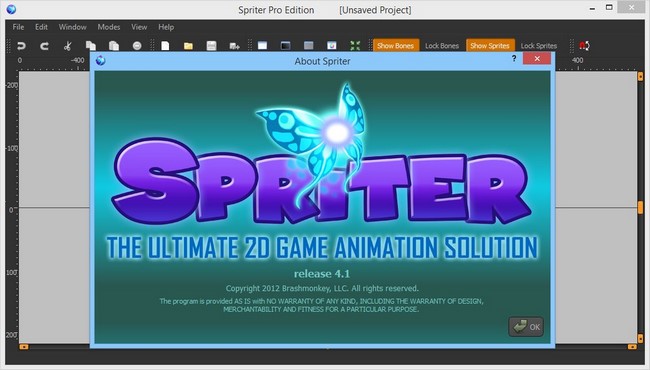 BrashMonkey Spriter Pro Edition Release 4.1 (MFT) BrashMonkey Spriter Pro Edition Release 4.1 (MFT)