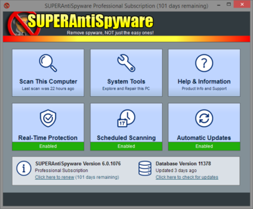 SUPERAntiSpyware Professional 6.0.1194 Multilingual (MFT)