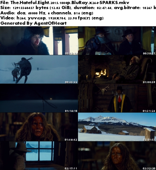 The Hateful Eight 2015 1080p BluRay x264-SPARKS The Hateful Eight 2015 1080p BluRay x264-SPARKS