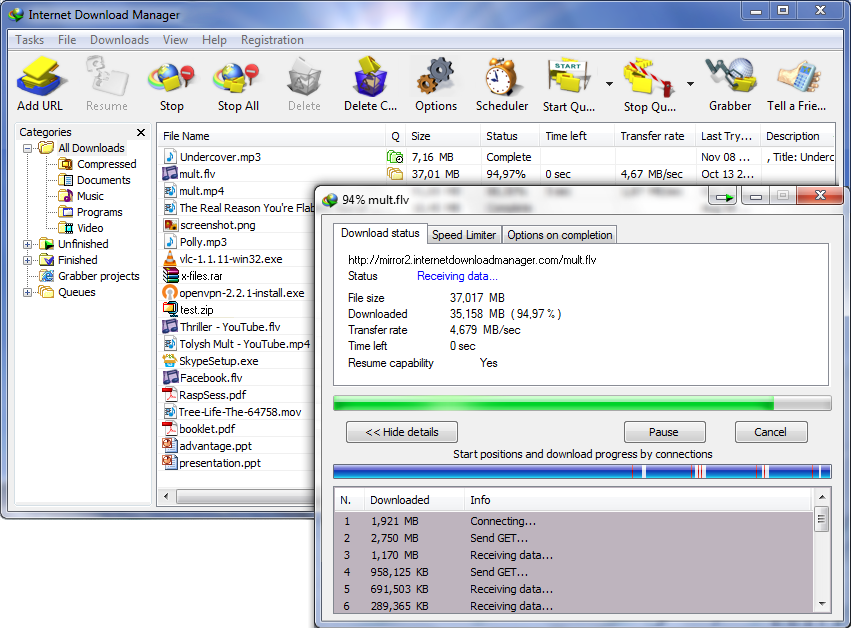 Internet Download Manager 6.23 Build 19 Final + Retail (MFT) Internet Download Manager 6.23 Build 19 Final + Retail (MFT)