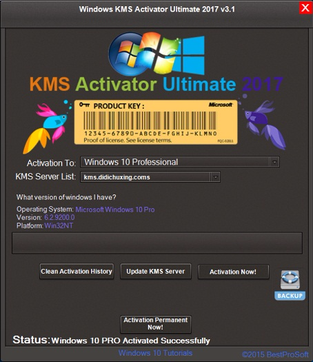 Windows KMS Activator Ultimate 2017 v3.4 Windows KMS Activator Ultimate 2017 v3.4