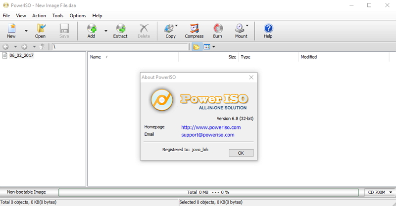 PowerISO 6.8 Multilingual (Install + Portable)