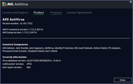  AVG Anti Virus & Internet Security 16.101 Build 7752 (x86 x64)