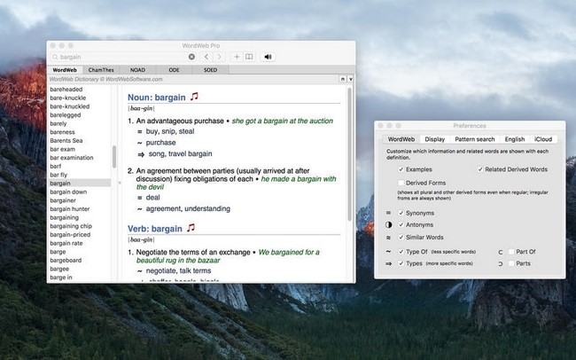 Wordweb Pro v3.3 Multilingual (Mac OSX)