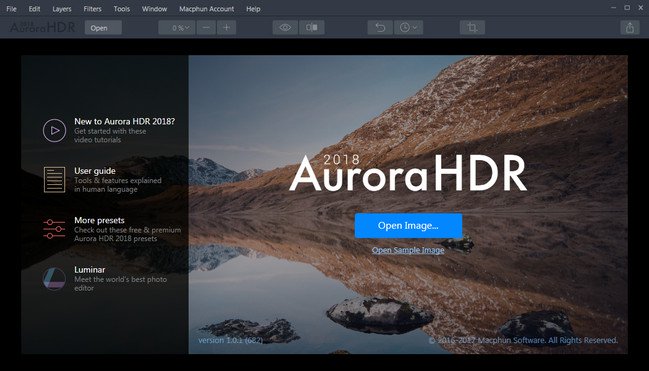 Aurora HDR 2018 1.0.1.682