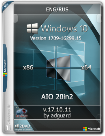Windows 10, Version 1709 with Update (x86-x64) AIO (20in2) ADGUARD