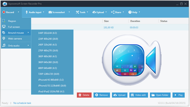 Apowersoft Screen Recorder Pro 2.2.4 (Build 07032017) Multilingual