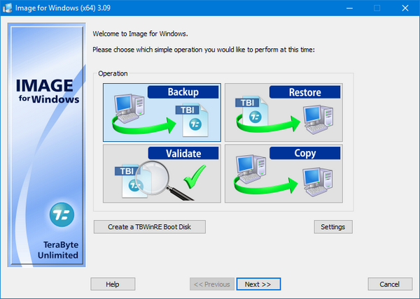 TeraByte Drive Image Backup & Restore Suite 3.11