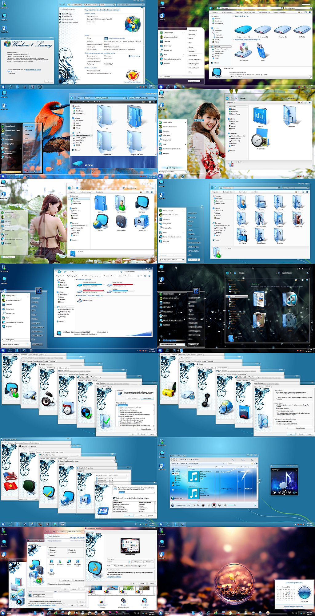 Windows 7 Ultimate SP1 Luxury Full Version (x86/x64) PreActivated Windows 7 Ultimate SP1 Luxury Full Version (x86/x64) PreActivated