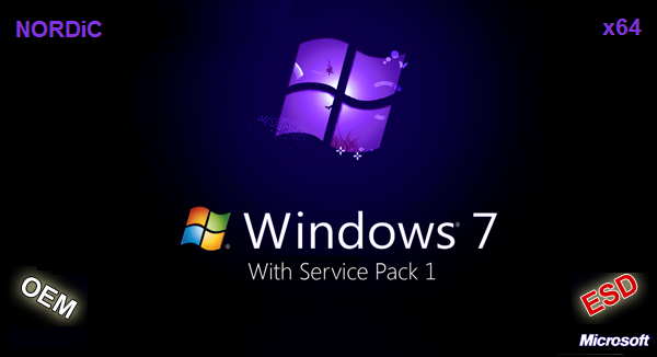 Windows 7 SP1 X64 12in1 OEM ESD NORDiC May 2017
