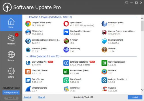 Glarysoft Software Update Pro 5.43.0.37