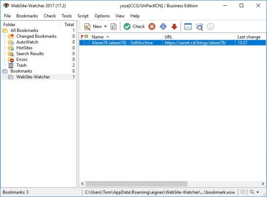 WebSite-Watcher 2017 17.2 Business Edition