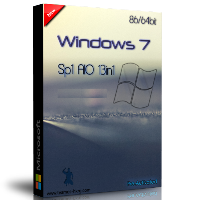 Windows 7 Sp1 AIO (x86x64) 13in1 en-us June2017