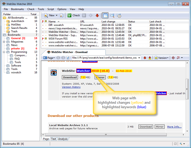 WebSite-Watcher 2015 15.3 Business Edition (MFT)