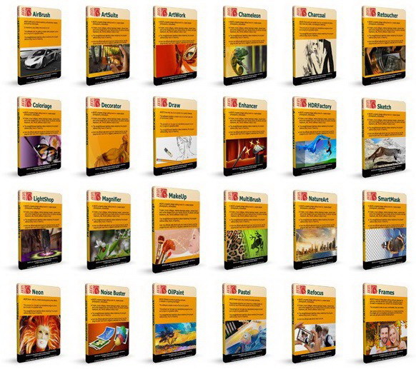 AKVIS. Full package of 25 programs and plug-ins (x86/x64)