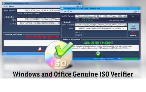 Windows and Office Genuine ISO Verifier v8.5.7