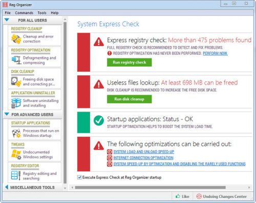 Reg Organizer 7.11 Final Multilingual + Portable (MFT)