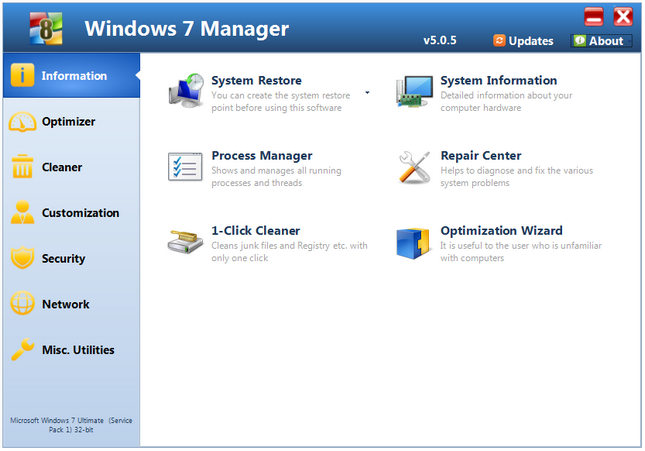 Windows 7 Manager 5.1.1 Portable (MFT) Windows 7 Manager 5.1.1 Portable (MFT)