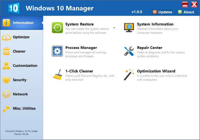 Yamicsoft Windows 10 Manager 1.0.0 Final (MFT)