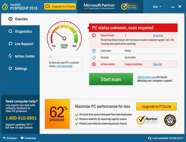 TweakBit PCSpeedUp 1.8.1.3 Multilingual