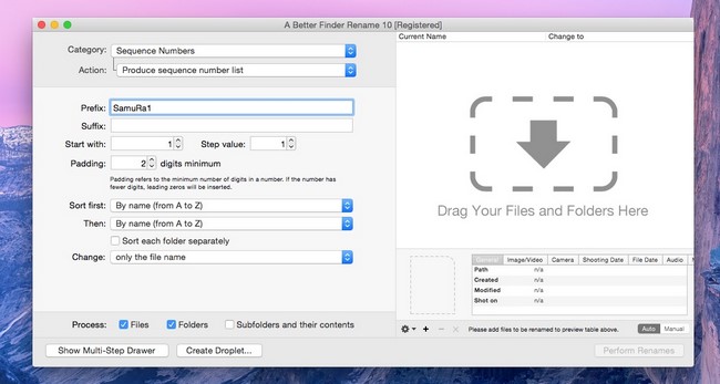 Publicspace A Better Finder Rename 10.14 MacOSX